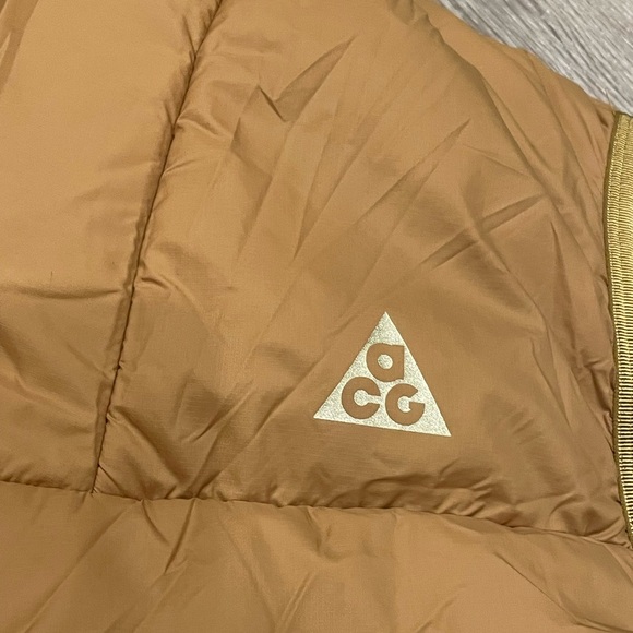 NIKE ACG Rope de Dope Men’s Insulated Packable Vest Golden Beige L Large - Picture 8 of 14